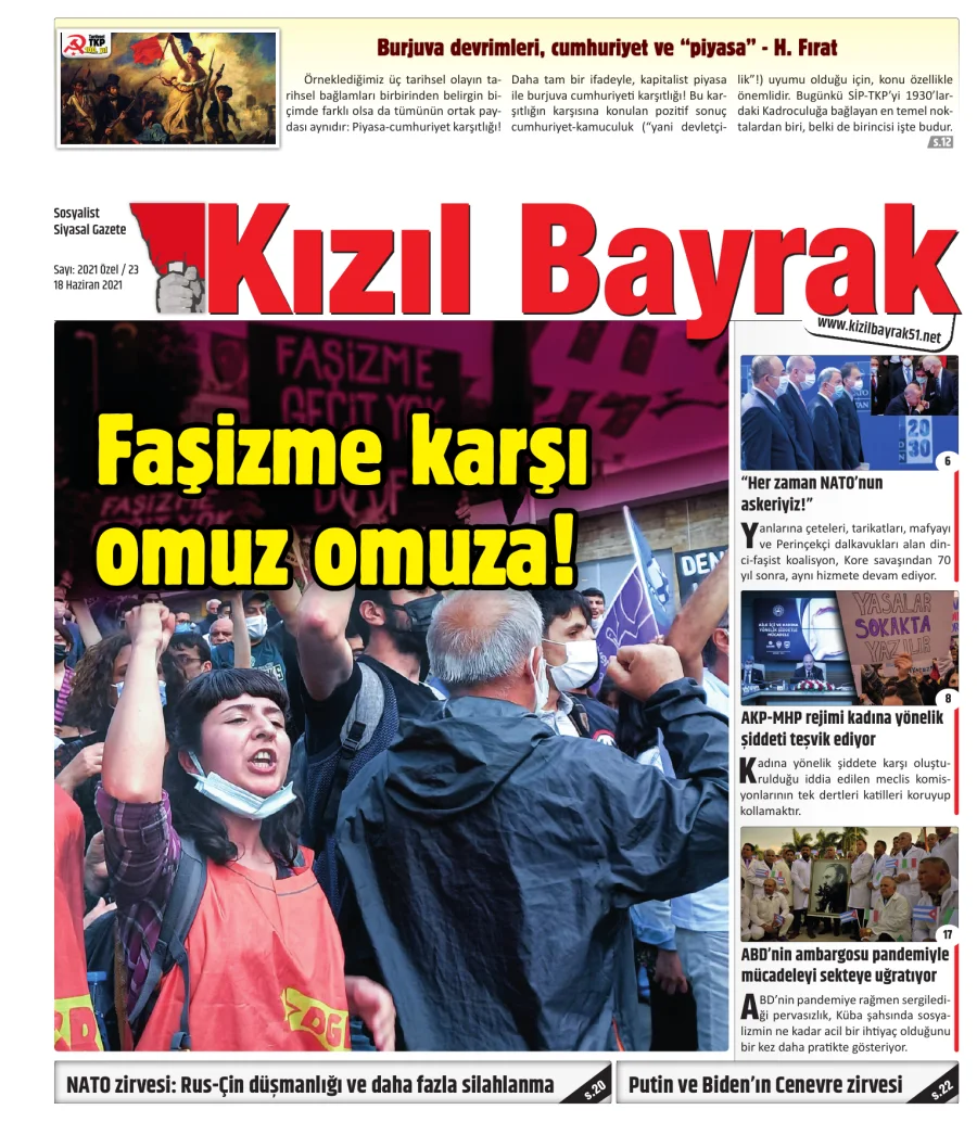 Yıl 2021 Sayı 23 18 Haziran kitap kapağı