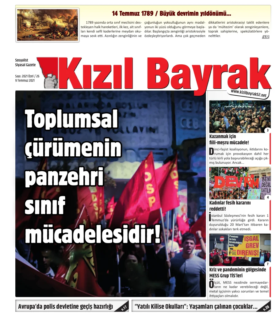 Yıl 2021 Sayı 26 9 Temmuz kitap kapağı