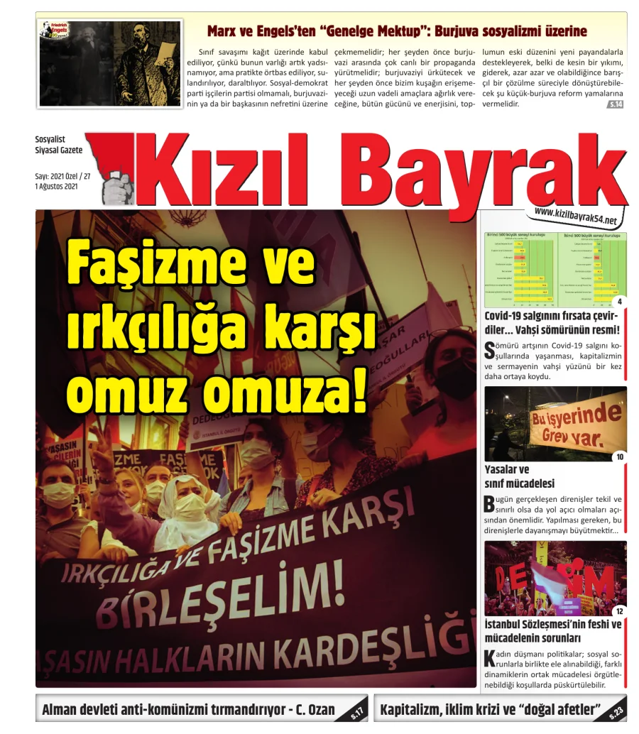 Yıl 2021 Sayı 27 1 Ağustos kapak görseli