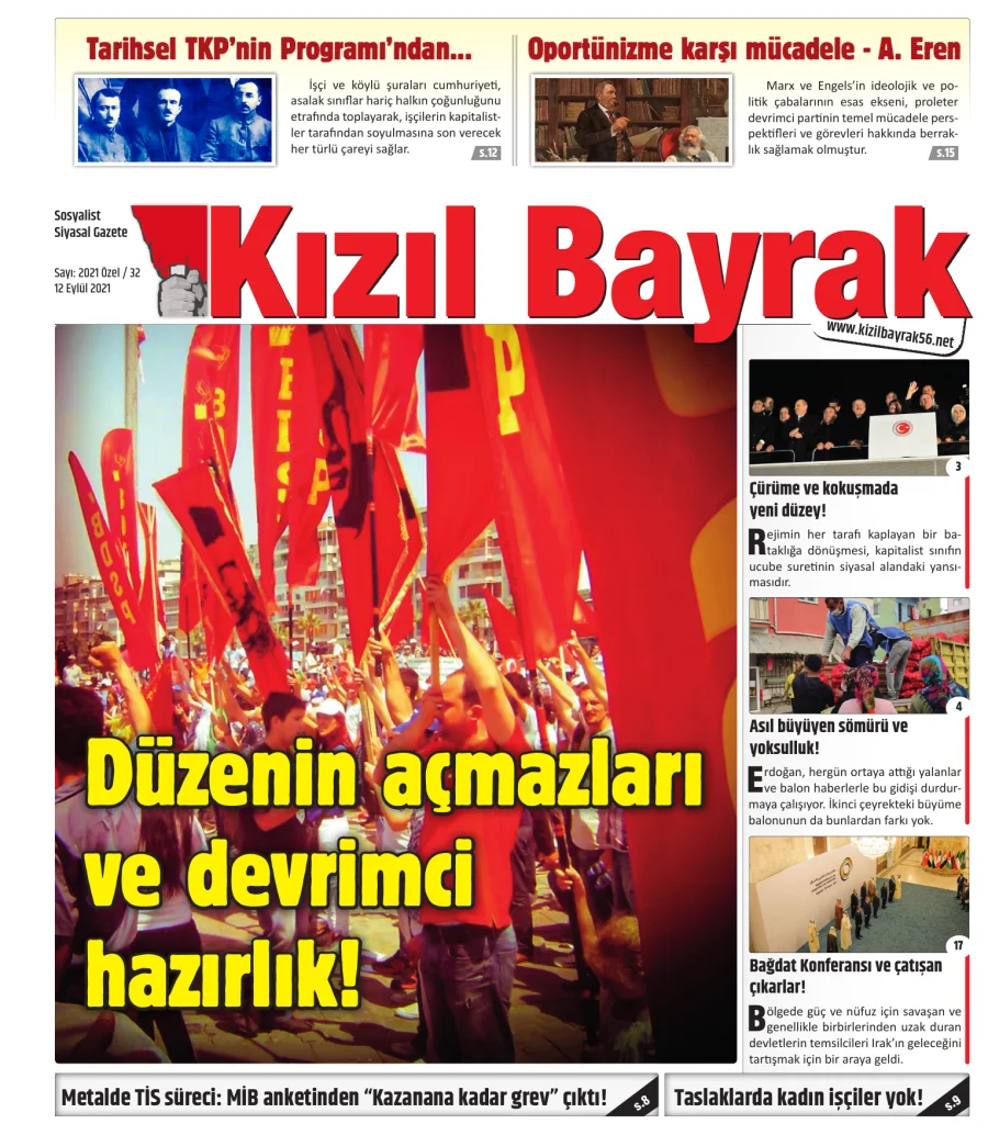 Yıl 2021 Sayı 32 12 Eylül kitap kapağı