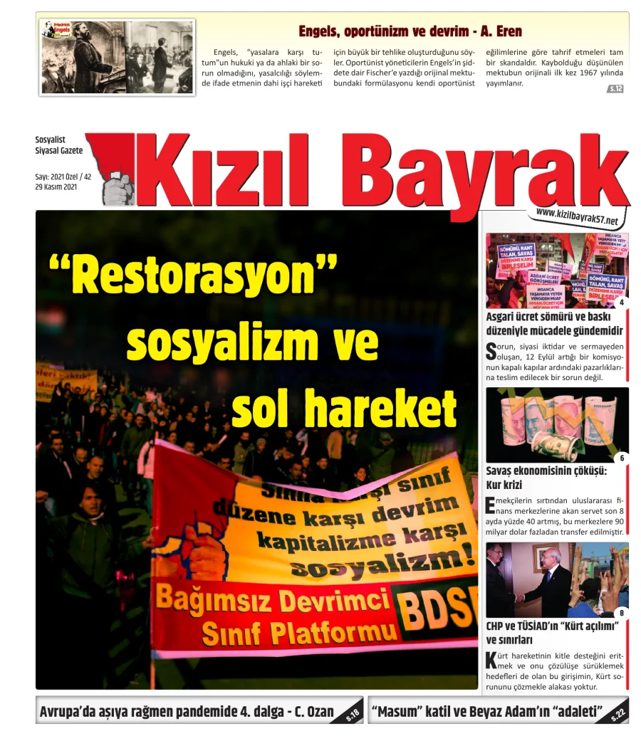 Yıl 2021 Sayı 42 29 Kasım kitap kapağı