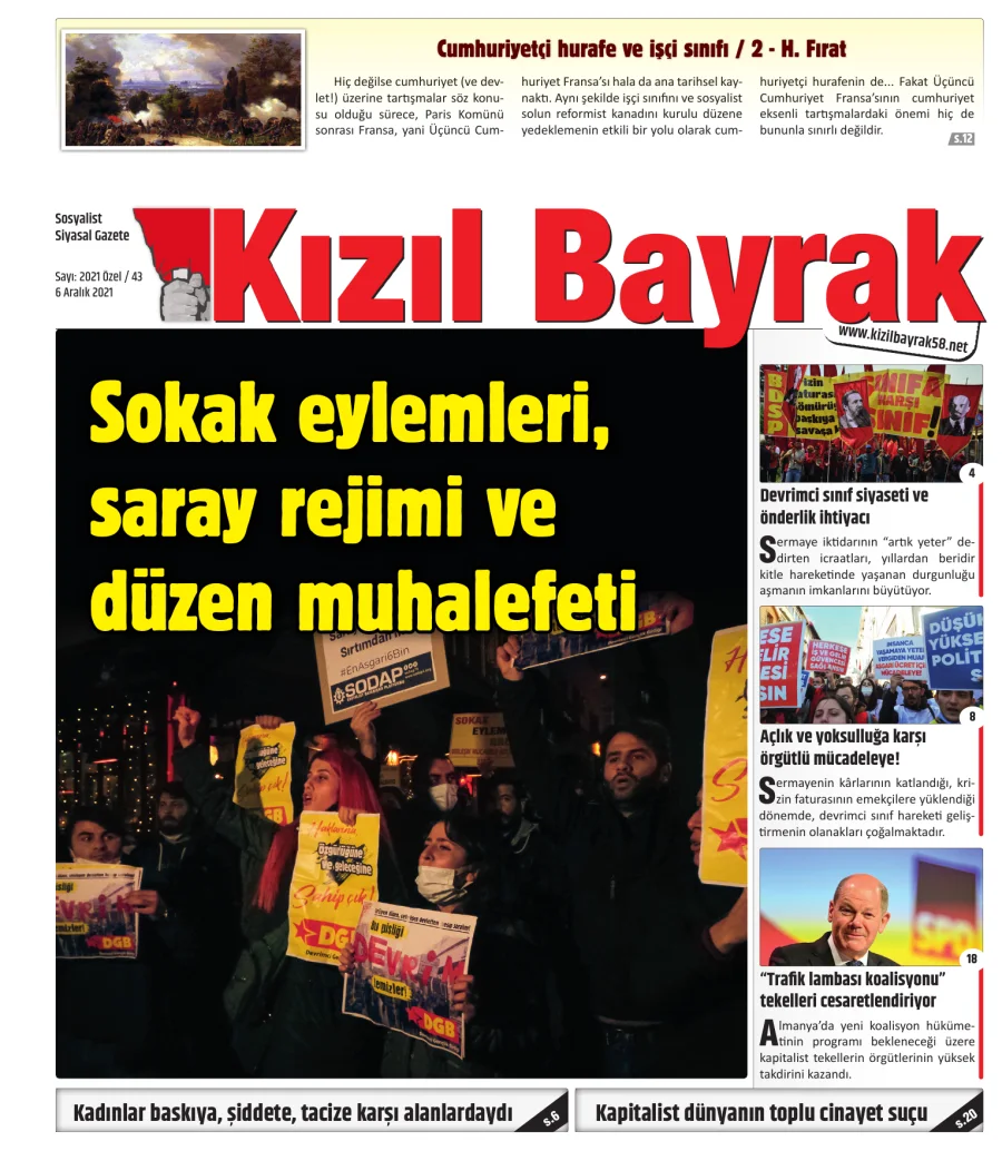 Yıl 2021 Sayı 43 6 Aralık kapak görseli
