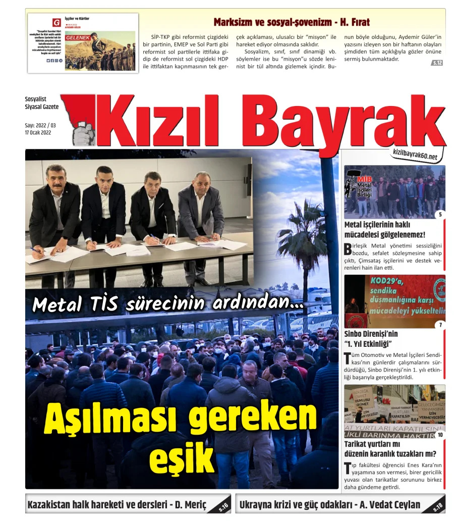 Yıl 2022 Sayı 03 17 Ocak kapak görseli