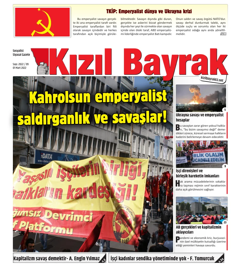Yıl 2022 Sayı 09 01 Mart kitap kapağı