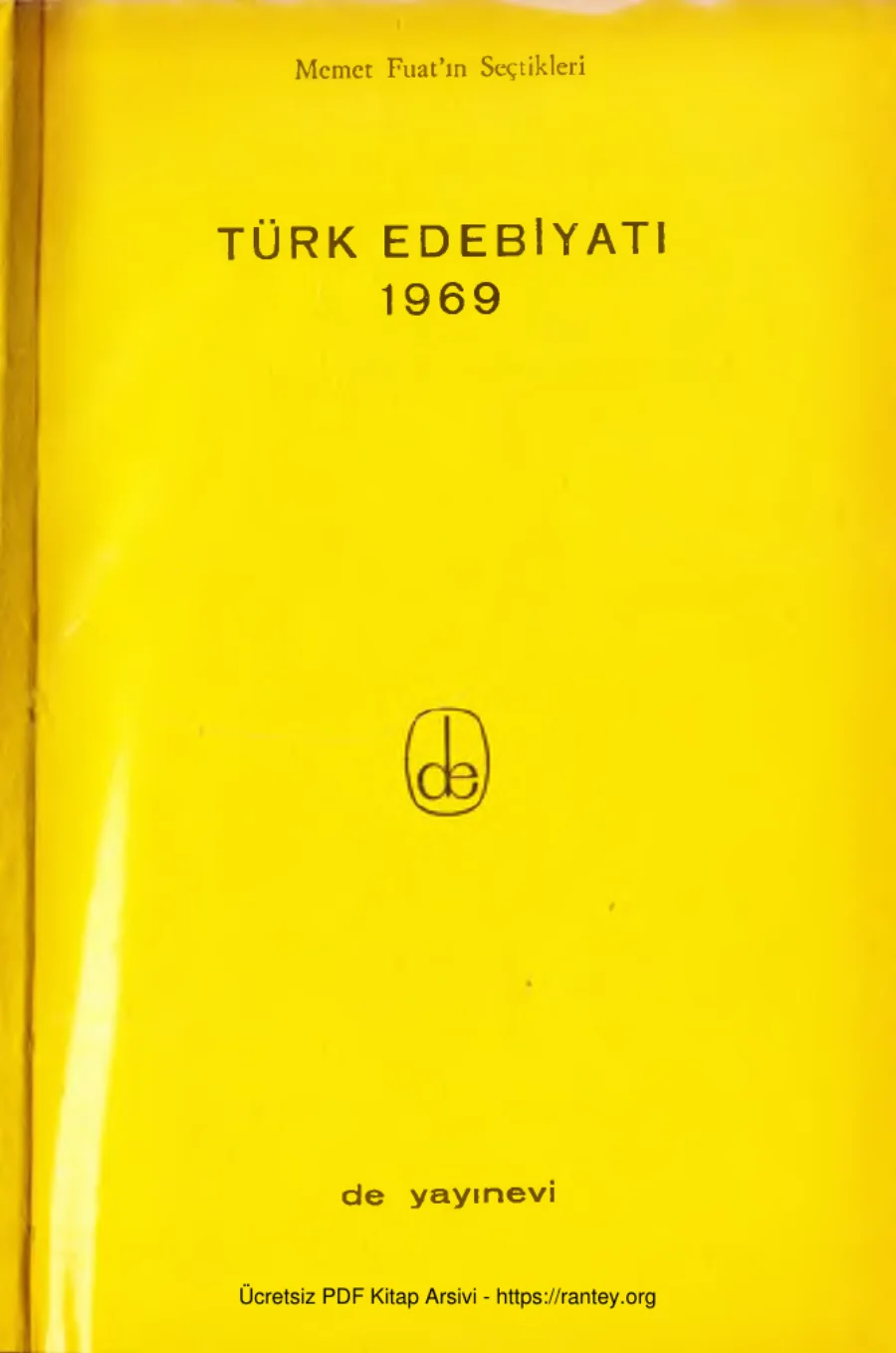 Yıllığı Türk Edebiyatı 1969 kapak görseli