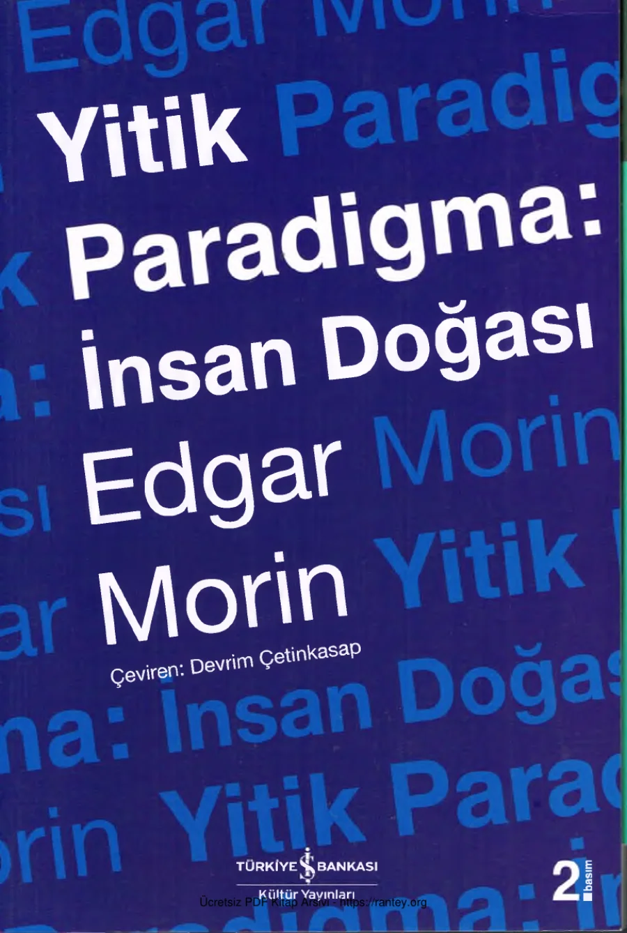 Yitik Paradgma İnsan Doğası kapak görseli