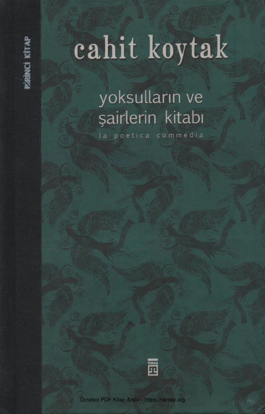 Yoksulların ve Şairlerin Kitabı La Poetica Commedia Birinci Kitap kapak görseli