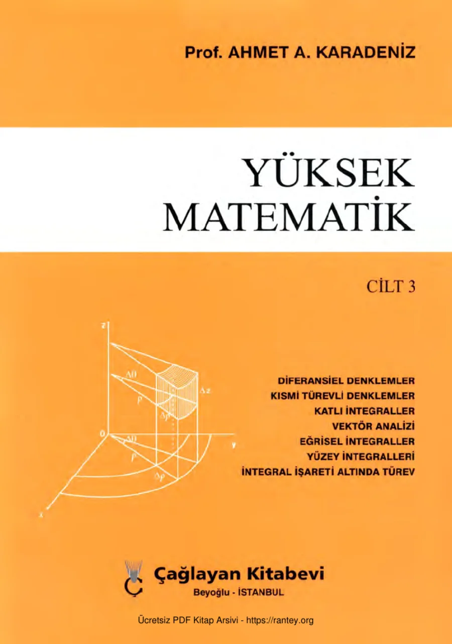 Yüksek Matematik 3 Çağlayan Yayınları kapak görseli