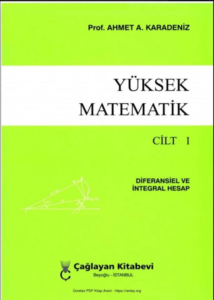 Yüksek Matematik Cilt 1 Çağlayan Yayınları kapak görseli