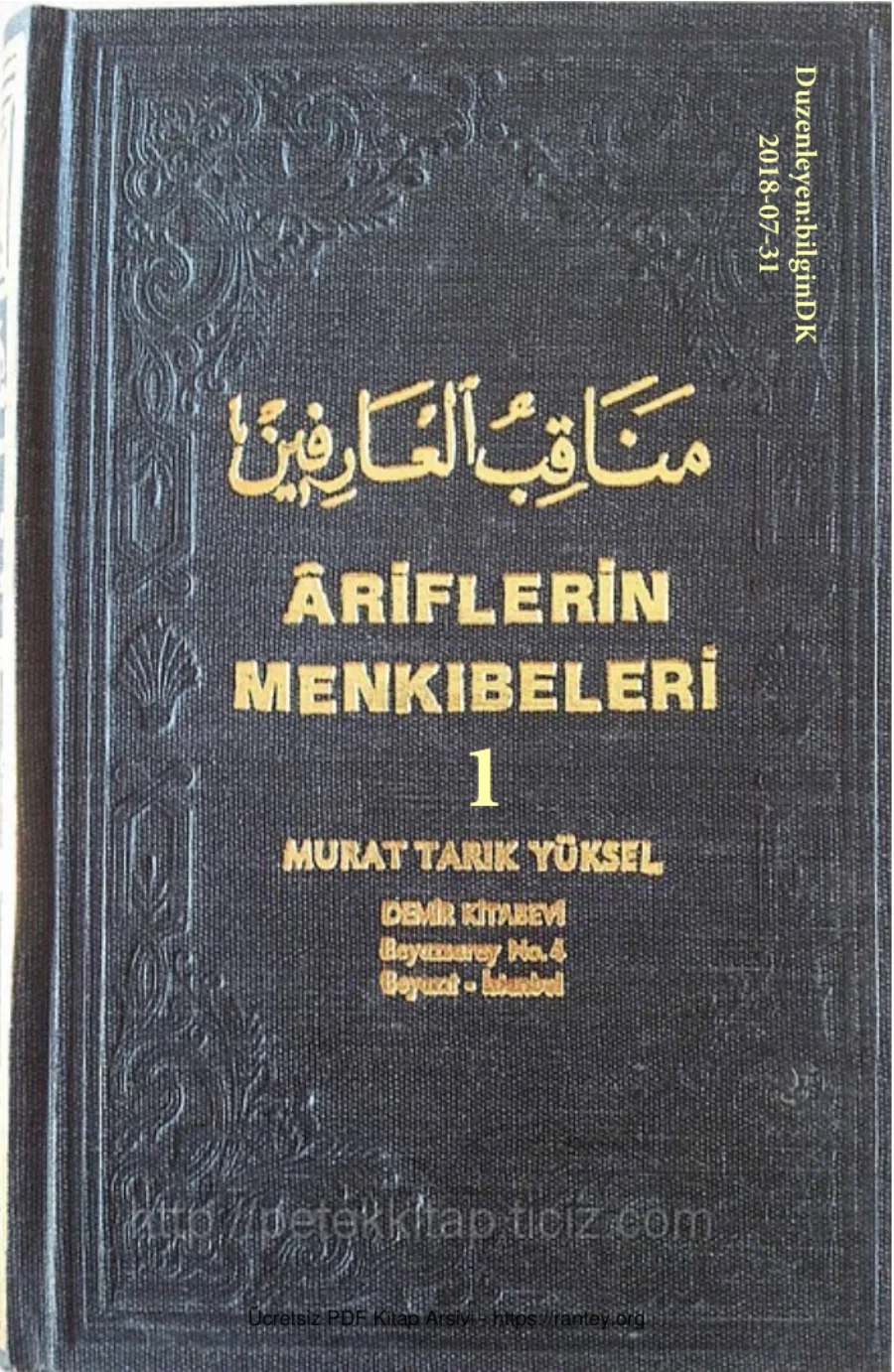 Yuksel Ariflerin Menkibeleri1 3 kapak görseli