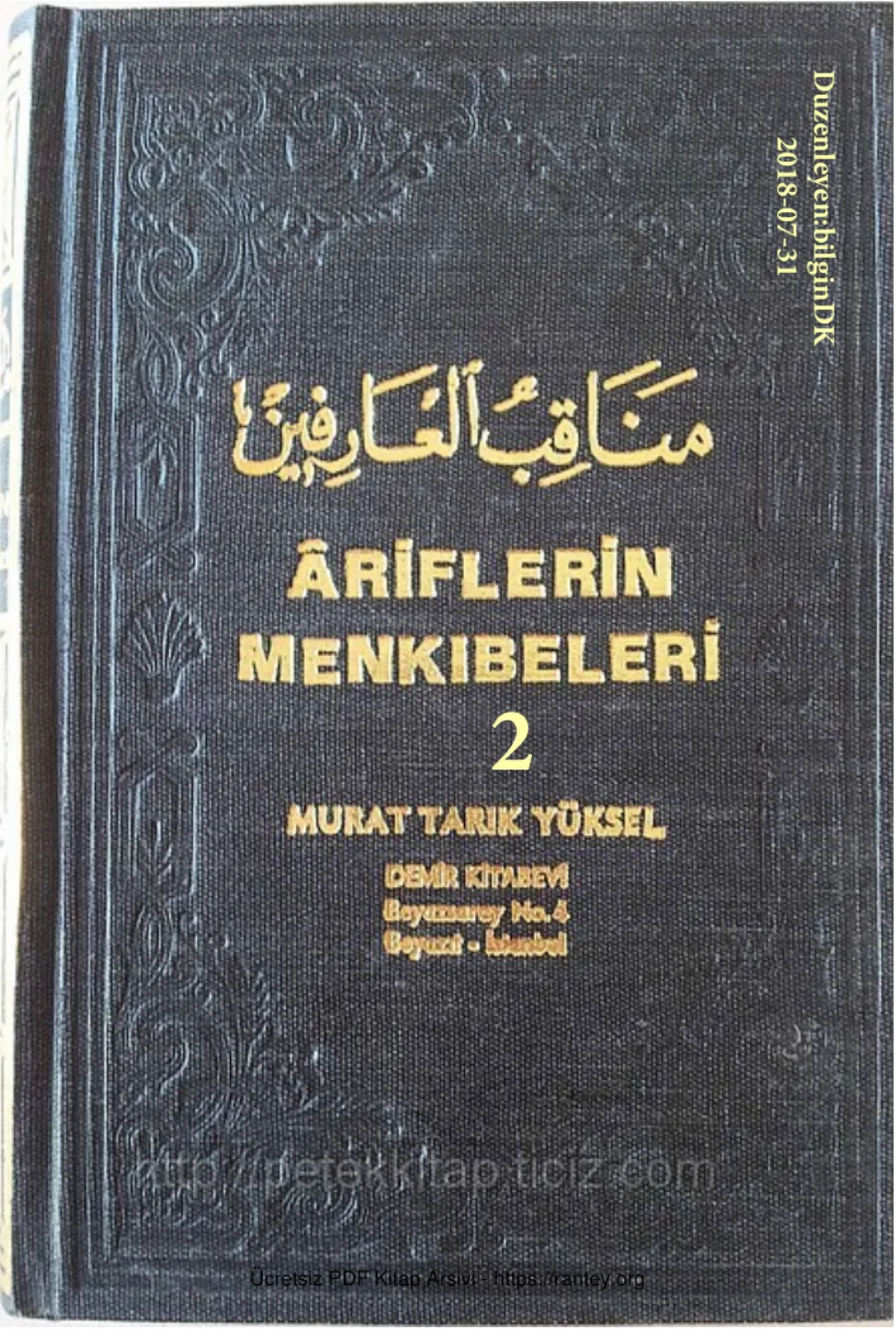 Yuksel Ariflerin Menkibeleri2 3 kapak görseli