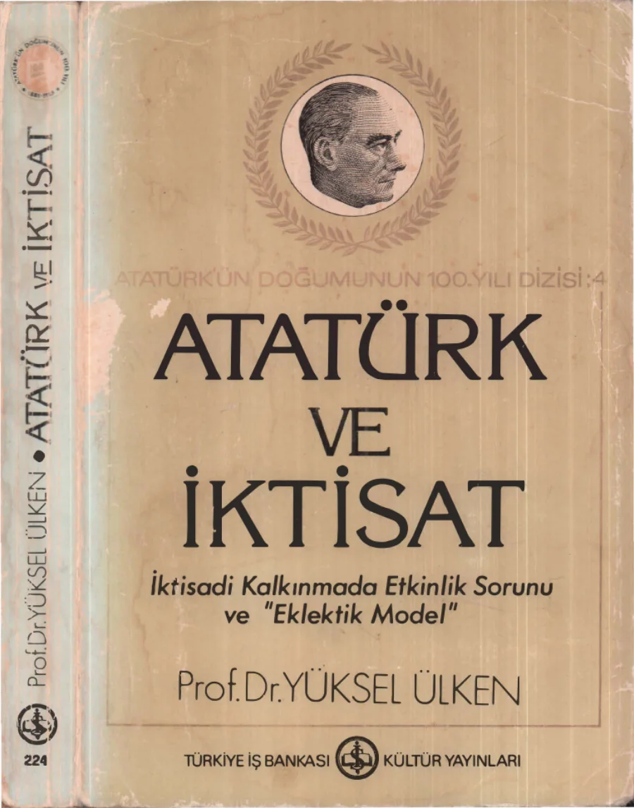 Yüksel Ülken Atatürk ve İktisat İş Bankası Yayınları kapak görseli