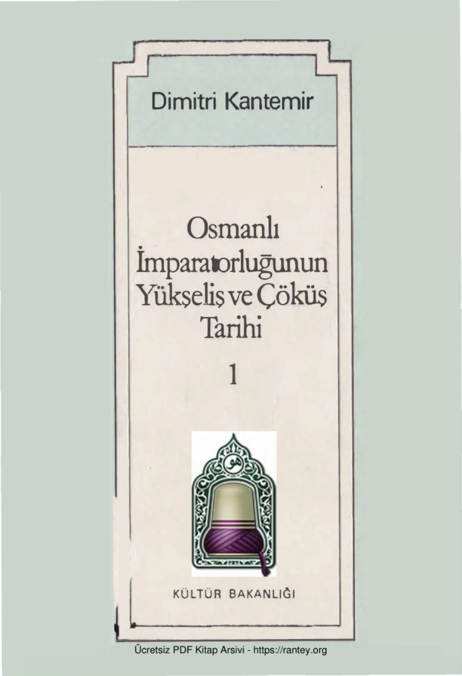 Yükseliş ve Çöküş Tarihi 1 Dimitri Kantemir kapak görseli