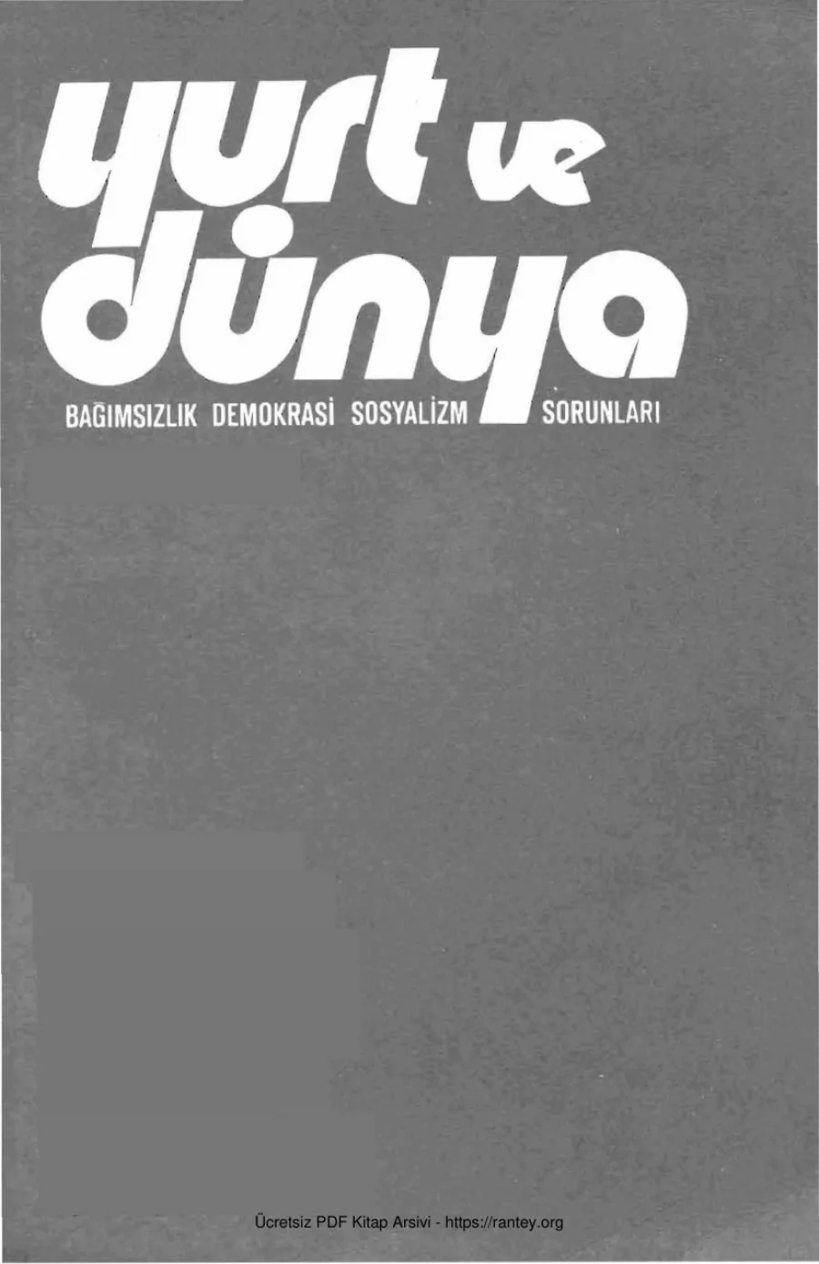 Yurt ve Dünya Sayı 15 - Mayıs 1979 kapak görseli