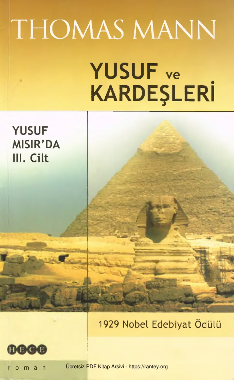 Yusuf ve Kardeşleri Cilt III: Yusuf Mısır'da kapak görseli