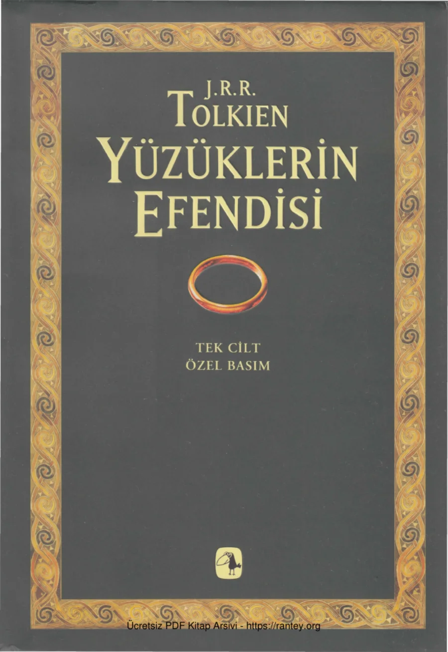 Yüzüklerin Efendisi Tek Kitap kapak görseli