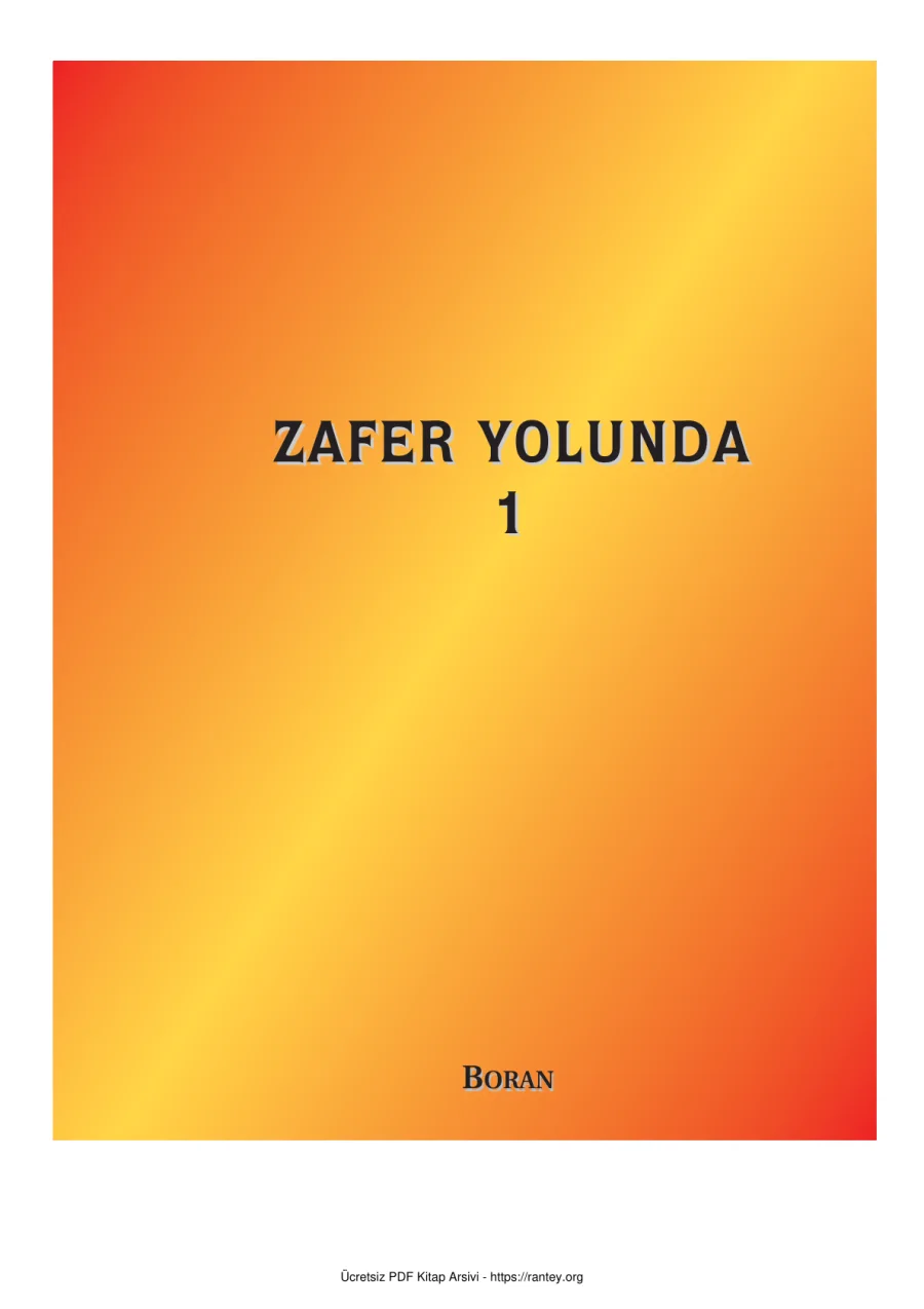 Zafer Yolunda 1 Boran Yayınevi kapak görseli