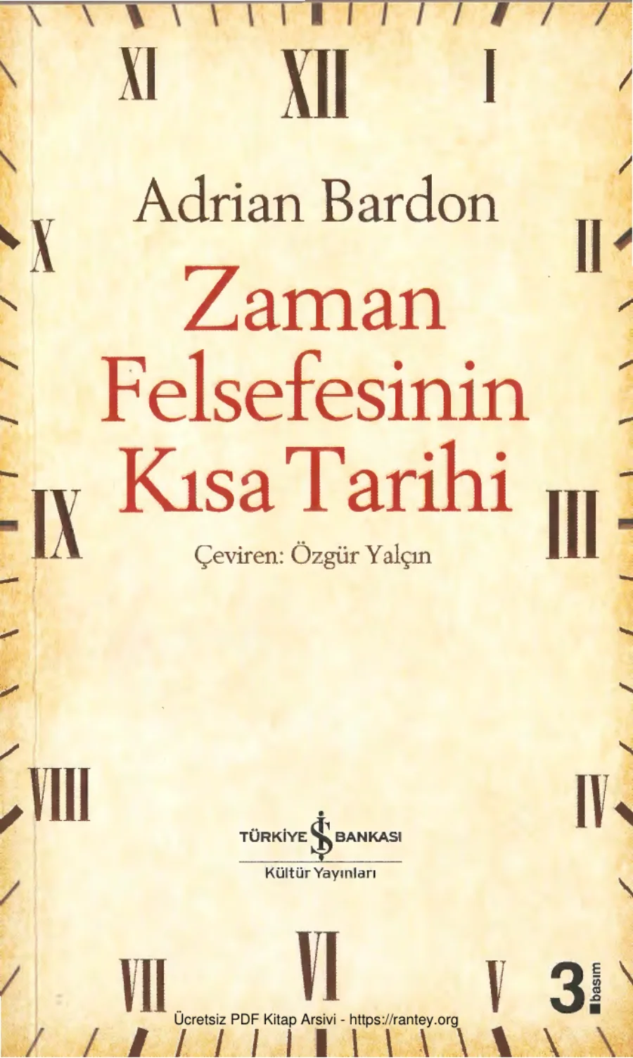 Zaman Felsefesinin Kısa Tarihi kapak görseli