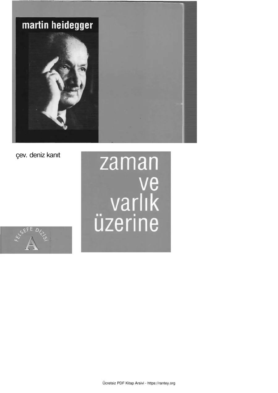Zaman ve Varlık Üzerine kapak görseli