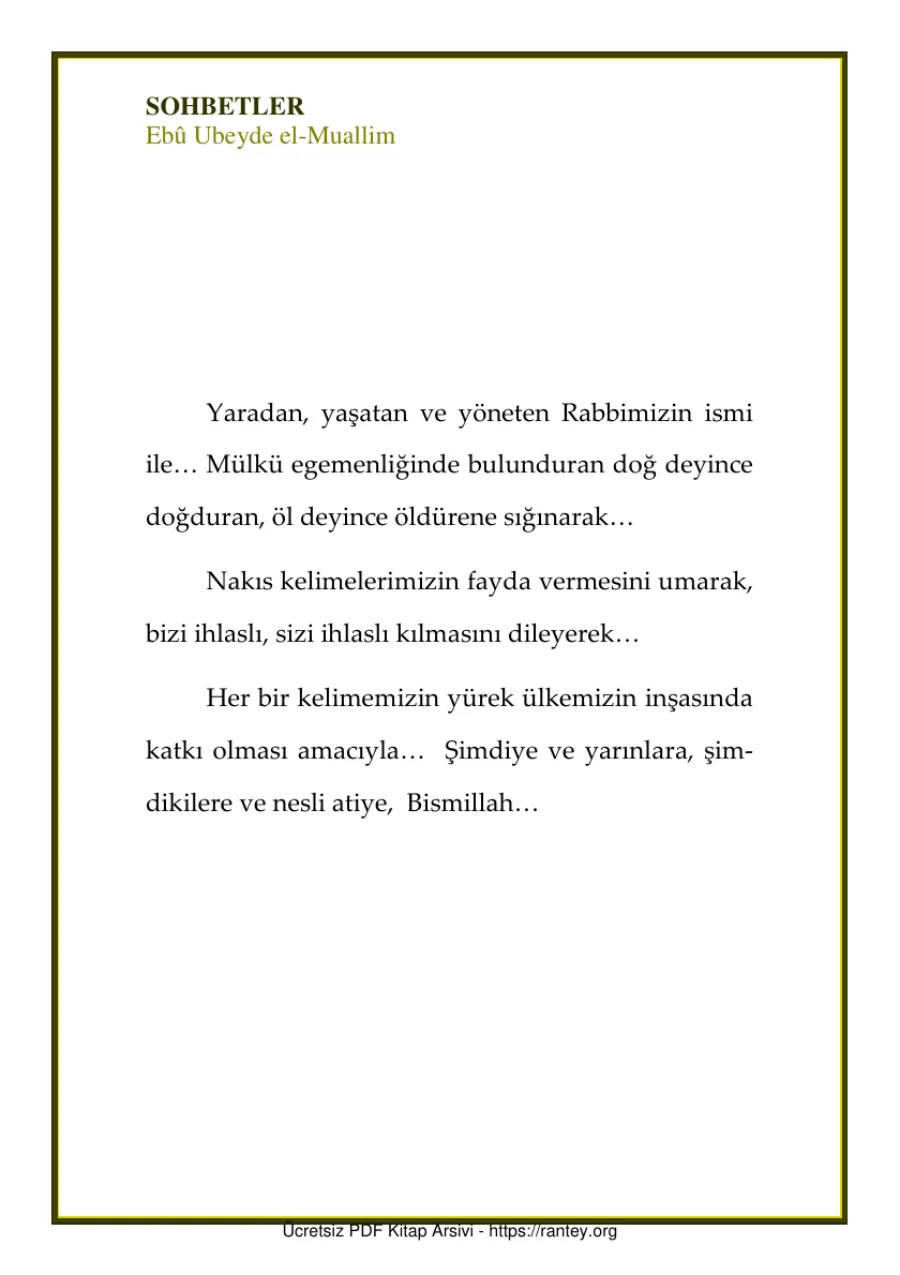 ZAMANE BİLALLERİNE Eb Ubeyde el Muallim Ebu Abdulmumin Tekin Mıhçı kapak görseli