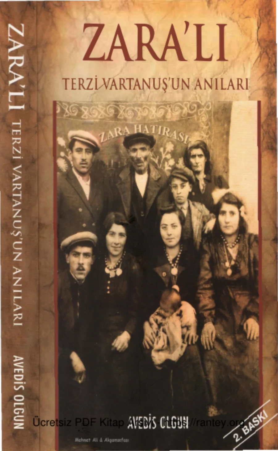 Zaralı Terzi Vartanuşun Anıları kapak görseli