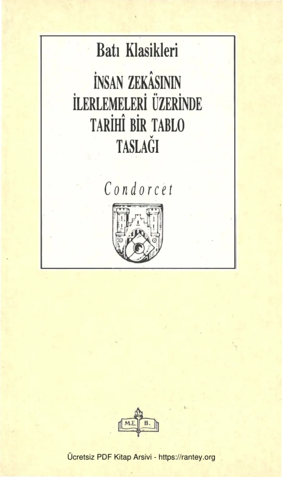 Zekasının İlerlemeleri Üzerine Tarihi bir Tablo Taslağı 1 kapak görseli