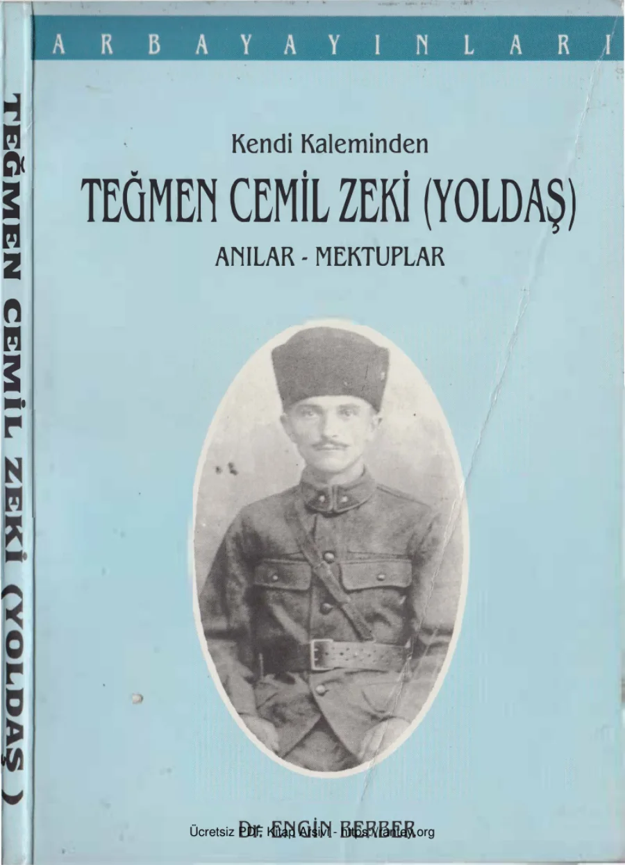 Zeki Yoldaş Anılar Mektuplar Arba kapak görseli