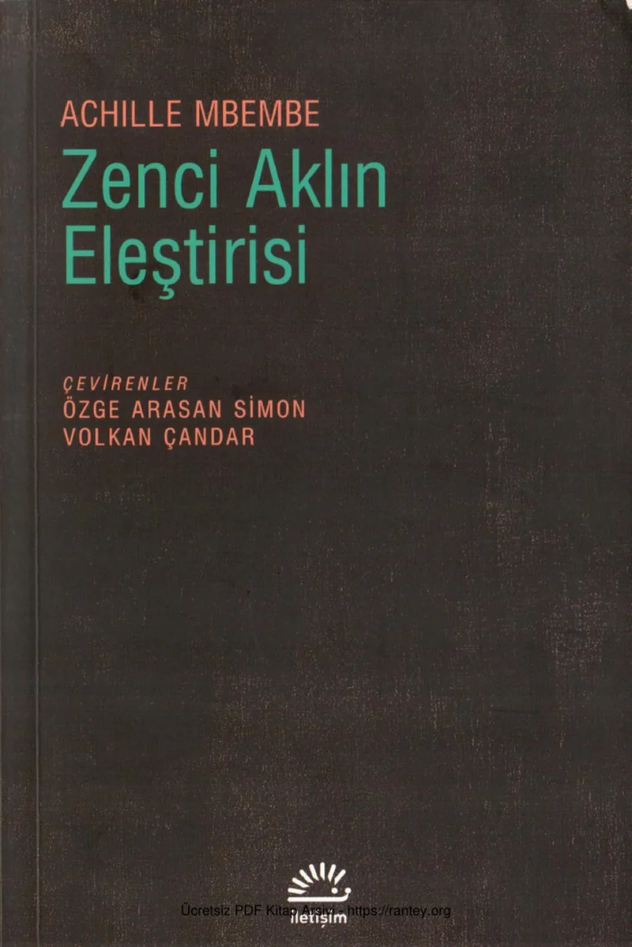 Zenci Aklın Eleştirisi kapak görseli