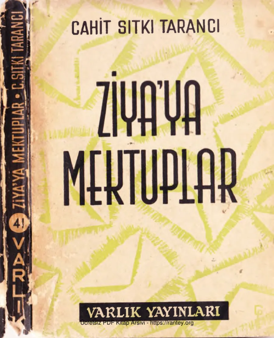 Ziya'ya Mektuplar kapak görseli
